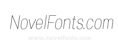Specify PERSONAL Condensed Thin Italic