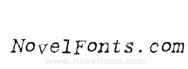 TypewriterRough Italic