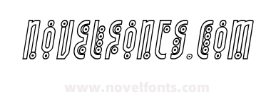 Underground Rose Outline Italic