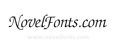 ZapfChanceryStd-LightItalic