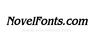 Bangle Condensed Bold Italic