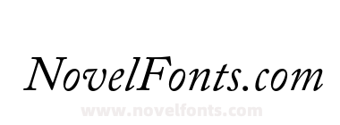 A Caslon Pro Italic