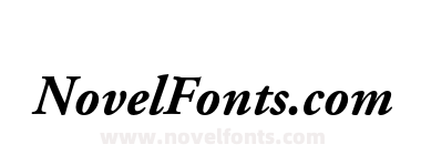 A Garamond Pro Bold Italic