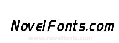 Aero Condensed ItalicSWFTE