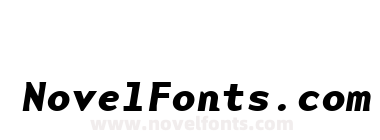 BaseMonoWideBoldItalic Bold Italic