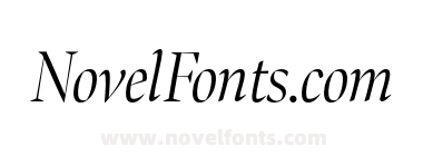 Bennet Banner Condensed Light Italic