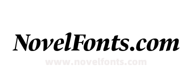 Bennet Display Condensed Black Italic