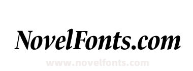 Bennet Display Extra Condensed Extra Bold Italic