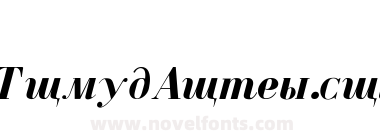 Cyrillic Bold Italic