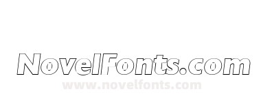 David Becker Outline Extra Bold Italic