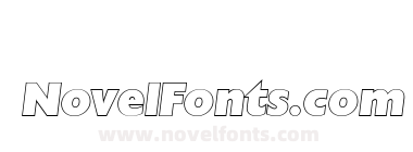 David Becker Outline Heavy Italic