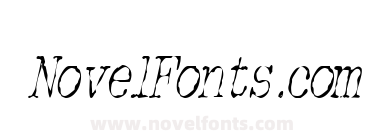 Detective Condensed ItalicSWFTE