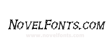 Eddy's Bones Extended Italic