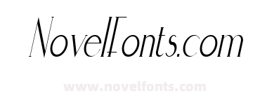 Elisia Condensed Italic