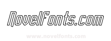 Empanada Outline Italic