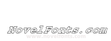 FZ BASIC 54 HOLLOW ITALIC