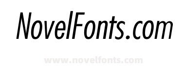 Fairmont Condensed Light Italic