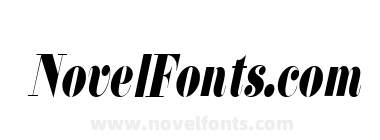 Floral Condensed Italic