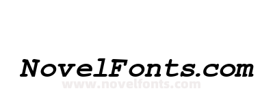G_ Courier' Bold Italic