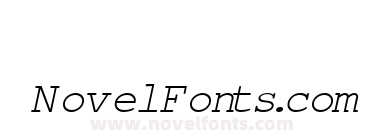 G_ Courier' Italic
