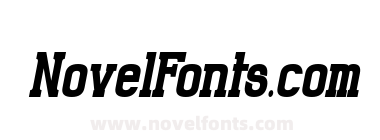 Gabriel Serif Bold Condensed Italic
