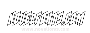 Galaxy Force Outline Italic