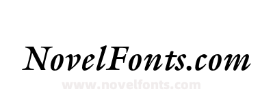 Galliard Pro Bold Italic