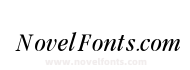 Garamond cond Light Italic