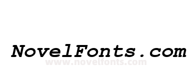 Geo Courier Bold Italic