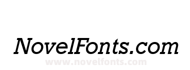 Geometric Slabserif 712 Medium Italic BT