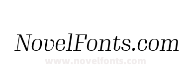 Gimlet Display Light Italic