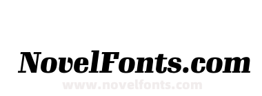 Gimlet Display Narrow Black Italic