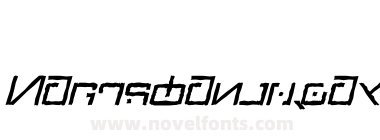 Green Martian Distressed Italic
