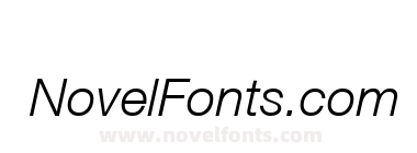 Helvetica46 Light Italic