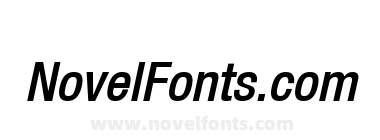 Helvetica67 Condensed Medium Oblique