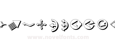 K Arrows Shadow Medium