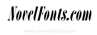 LSC Condensed Italic