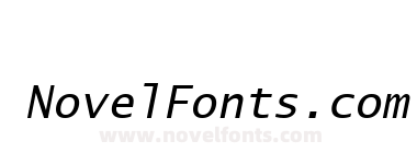Lucida Sans Typewriter Oblique
