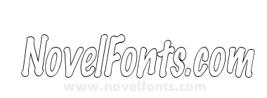 Marker Hollow Condensed Italic