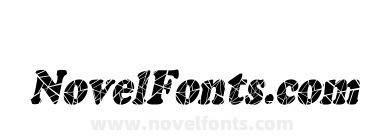 Marshmallow Cracked Condensed Italic