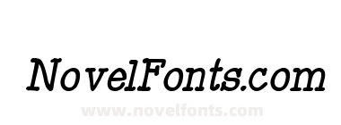 Mitchell Park East Bold Italic