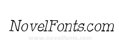 Mitchell Park East Italic