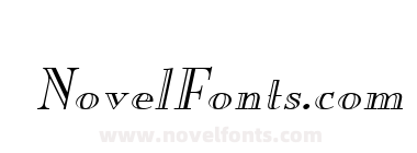 New England Engraved Extended Italic