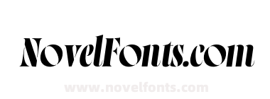 Norman Stencil Fat Italic