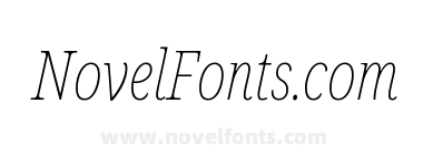 Noto Serif Extra Condensed Thin Italic