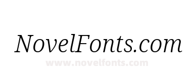 Noto Serif Light Italic