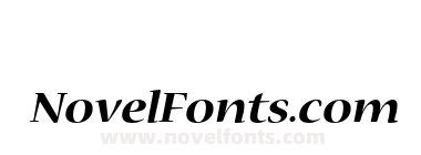 Nueva Std Bold Extended Italic