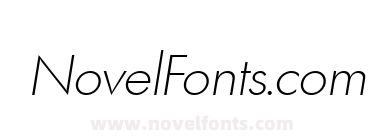 Peter Becker Extra Light Italic
