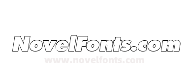 Peter Becker Outline Heavy Italic