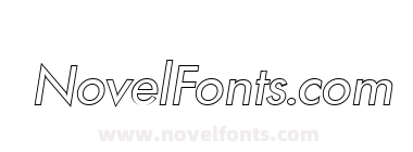 Peter Becker Outline Italic